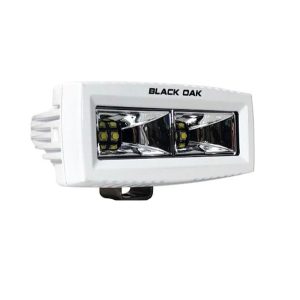 Black Oak 4 in. Spreader Light - Scene Optics - White Housing - Pro Series 3.0