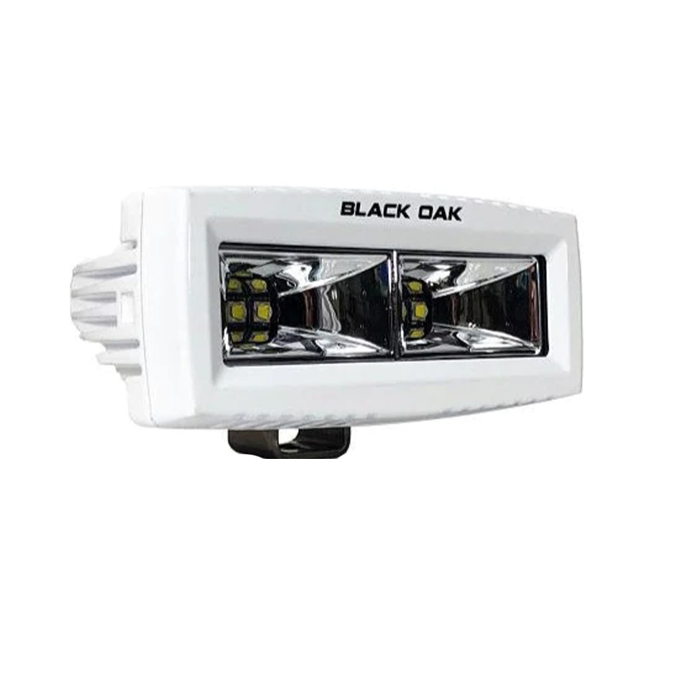 Black Oak 4 in. Spreader Light - Scene Optics - White Housing - Pro Series 3.0