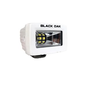Black Oak 2 in. Spreader Light - Scene Optics - White Housing - Pro Series 3.0